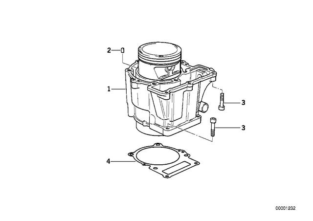 11117700118 - : Cylinder Base Gasket      for BMW-Motorrad Image