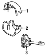 E7ZZ3530B - Steering: Upper Column Cover for Ford: Mustang Image