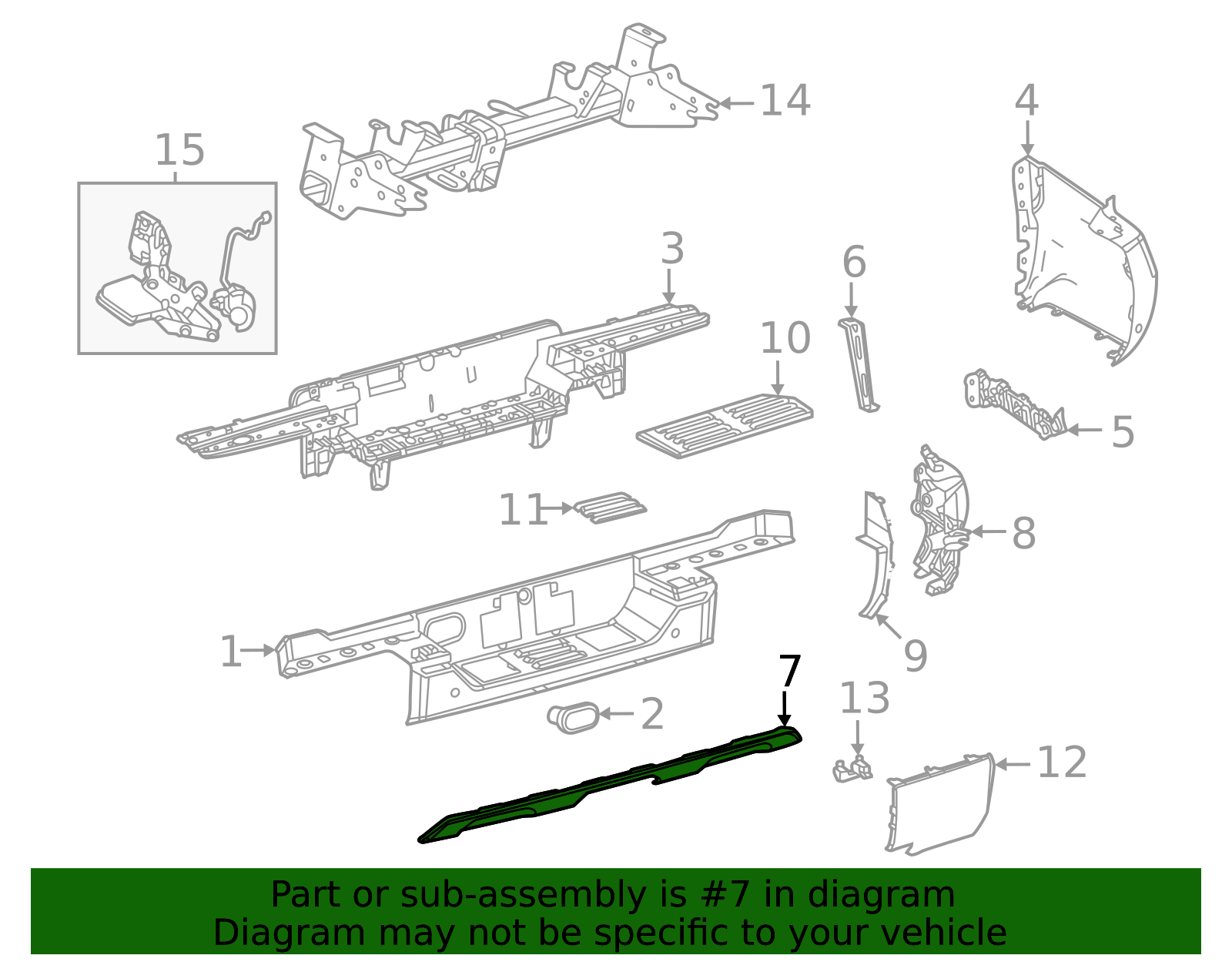 Genuine Official Toyota Lower Cover part# 52169-0C040 for 2022