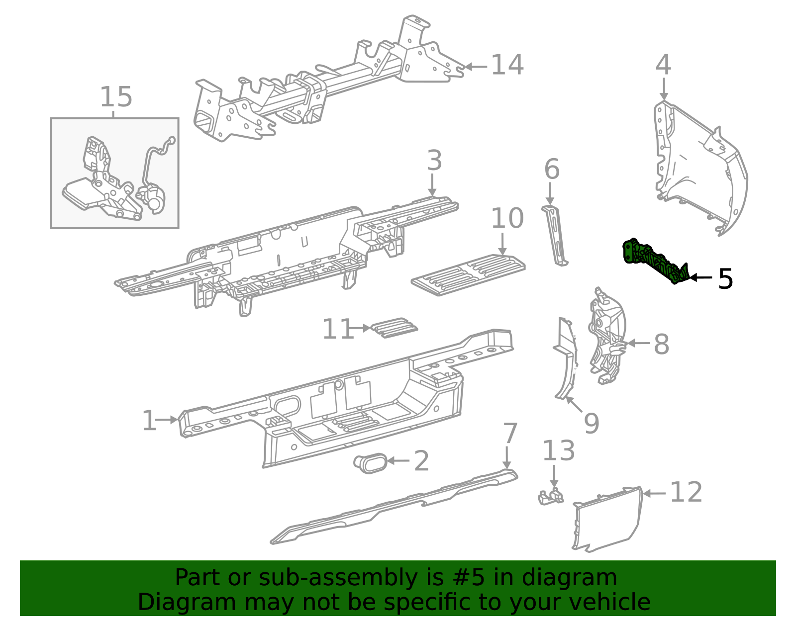 2022-2026 Toyota Tundra Side Reinforced 52576-0C040 | Toyota Parts