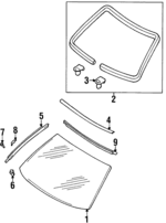 7684850C20 - : Reveal Molding Grommet for INFINITI: I30 Image