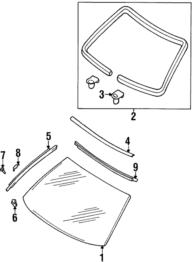 7684850C20 - : Reveal Molding Grommet for INFINITI: I30 Image
