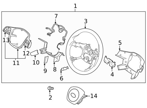 Steering Wheel & Trim for 2021 Kia Telluride #0