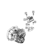 68477743AA - Transmission: Engine Mount Isolator for Mopar Image