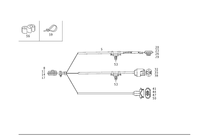 1635405408 - Electrical Equipment and Instruments: Wiring Harness for Mercedes-Benz: ML320, ML430, ML55 AMG Image image