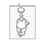 MN101235 - Steering: Reservoir Assembly for Mitsubishi Image