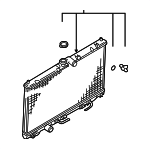 MZ690921 - : Advantage Select™ Radiator,3.8L for Mitsubishi: Galant Image