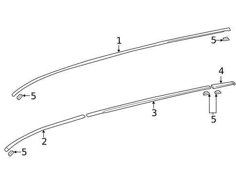 Exterior Trim - Roof for 2024 Toyota Sienna #0