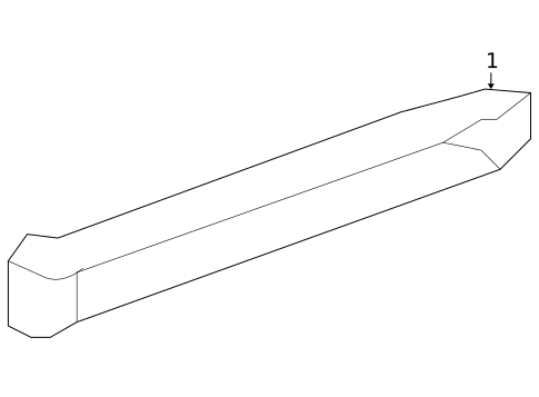 High Mounted Stop Lamp for 2008 Chevrolet Corvette #0