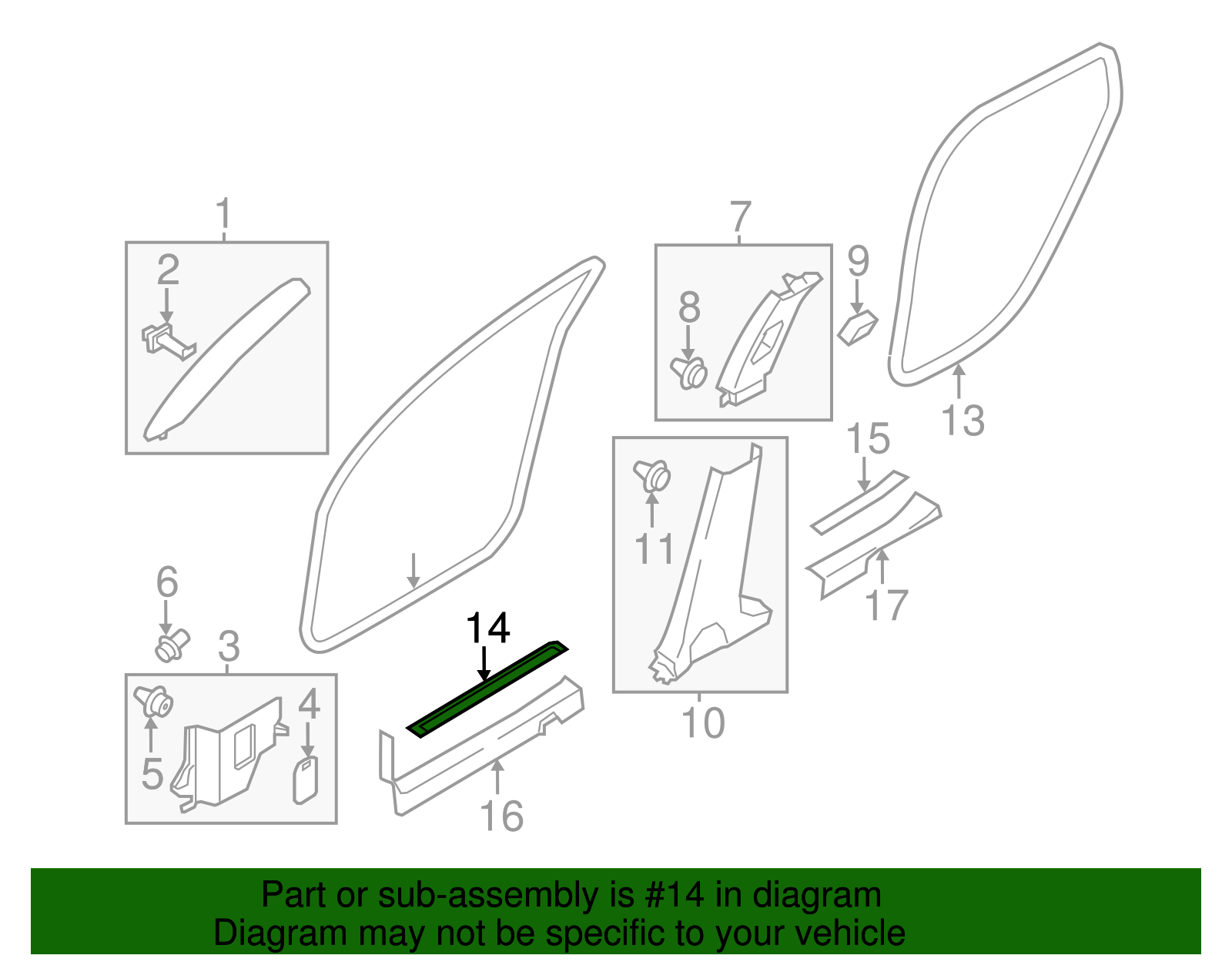 2015-2019 Infiniti Scuff Plate G69524AM1A | Faulkner Infiniti of Willow ...