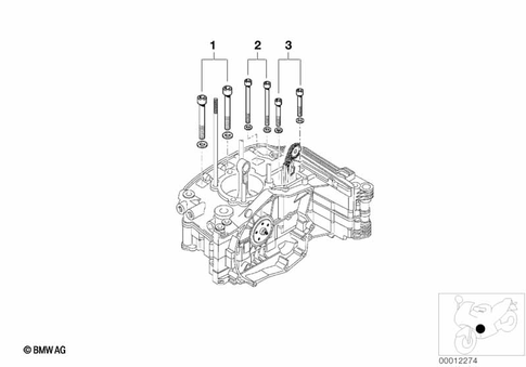 Engine Block for 1996 BMW-Motorrad R 1100 R #2