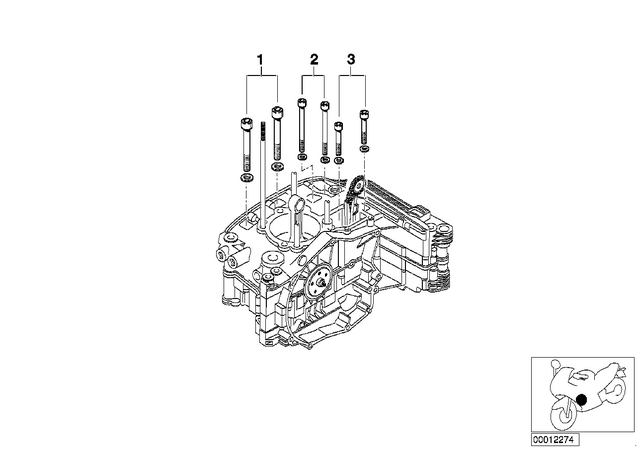 7119900232 - : Fillister Head With Washer - M8X35 for BMW-Motorrad Image