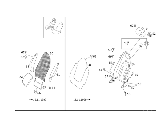 9386V001000000 - Driver Seat: Belt Guide Seat Front Pas for Smart Image image