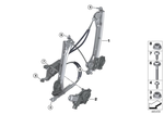 51337487911 - : Window Lifter Without Motor, Front Left for BMW: i8 Image
