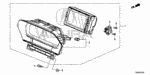 39710TX6A01RM - Electrical/Exhaust/Heater/Fuel: DISPLAY ASSY., INFO CENTER (RMD) for Acura Image