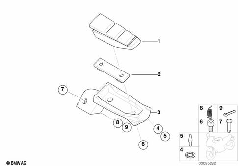 Footrests for 2005 BMW-Motorrad F 650 CS #0