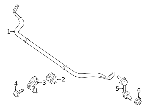 Stabilizer Bar & Components for 2012 INFINITI QX56 #1