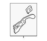 4KE864227 - Body: Actuator Bracket for Audi Image