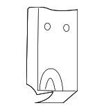 AWR4873LUM - Body: Rear Pillar Trim for Land Rover: Freelander Image