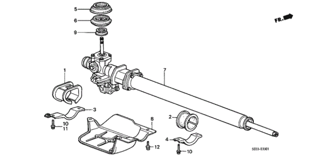P.S. Gear Box for 1987 Honda Accord #0