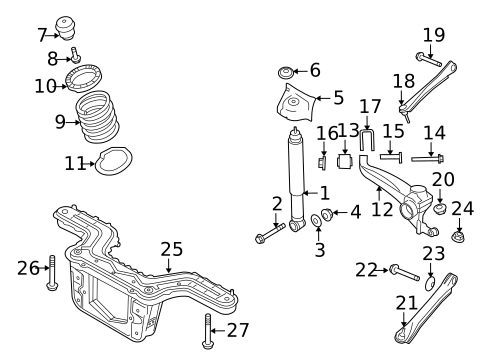 Hardware, Fasteners & Fittings for 2012 Ford Escape #0