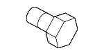30769465 - Body: Bumper Guide Screw for Volvo Image