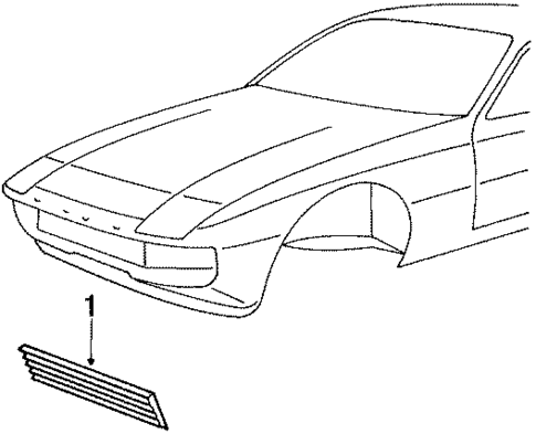 Grille for 1987 Porsche 924 #0