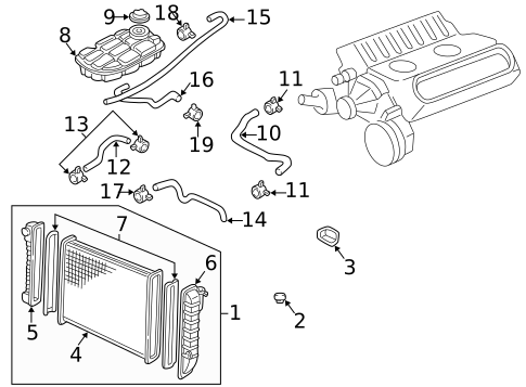 Hardware, Fasteners & Fittings for 2000 Chevrolet Corvette #0