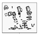 20869326 - Body: Seat Assembly for Hummer: H3 Image