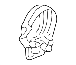 81515S6MA01ZB - Body: Recline Cover for Acura Image