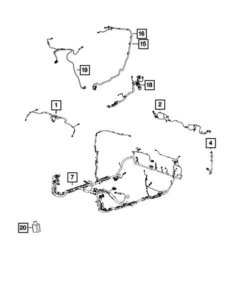 Wiring, Body and Accessories for 2023 Jeep Wrangler #0