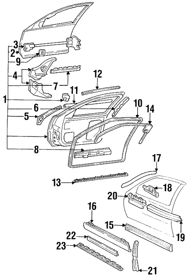 12399380 - : Body Side Molding for GM Image