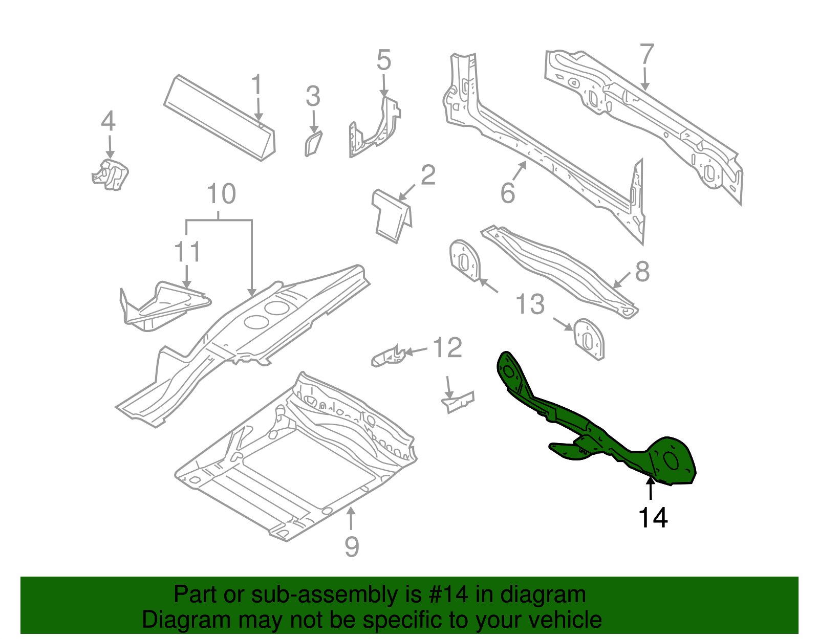 Reinforcement - BMW (51717019019)