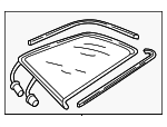 4M0845297AANVB - Body: Quarter Glass for Audi Image