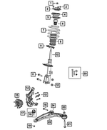 4766064AD - Front Suspension: Front Coil Spring for Mopar Image