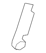 6L2Z7861348HAC - Body: Latch Cover for Ford: Explorer | Mercury: Mountaineer Image