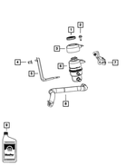 5115400AA - Steering: Power Steering Reservoir Bracket for Mopar Image