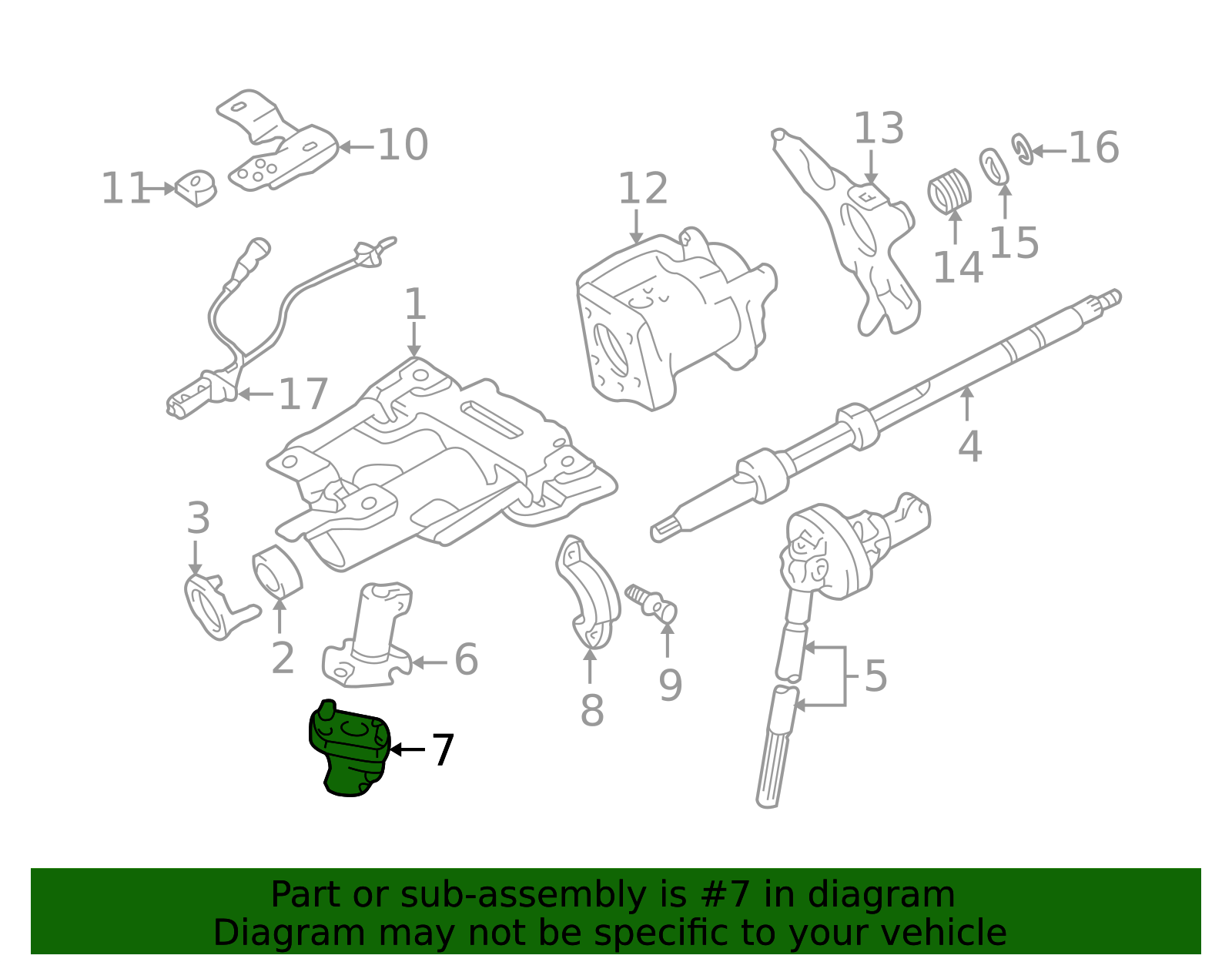2005-2007 Toyota Intermediate Shaft 45860-0C010 | MotorMotor