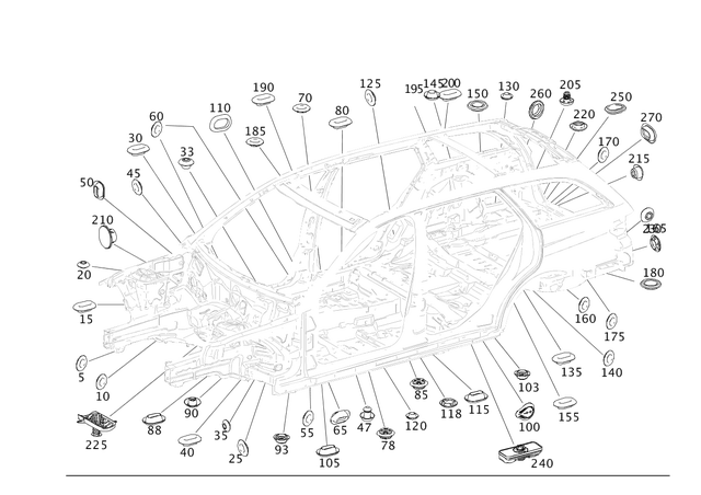 39976686 - Body-in-White: Stop Plug for Mercedes-Benz: 180A, 180b, 220a, 250, 300C, 300CD, 300S, 350SD, A220, A35 AMG, AMG GT, AMG GT 43, AMG GT 53, AMG GT 55, AMG GT 63, AMG GT 63 Pro, AMG GT 63 S, AMG GT 63 S E Performance, AMG GT Black Series, AMG GT C, AMG GT R, AMG GT S, B Electric Drive, B250e, C250, C300, C350, C350e, C400, C43 AMG, C450 AMG, C63 AMG, C63 AMG S, C63 AMG S E Performance, CL550, CL600, CL63 AMG, CL65 AMG, CLA250, CLA35 AMG, CLA45 AMG, CLA45 AMG S, CLS400, CLS450, CLS500, CLS53 AMG, CLS55 AMG, CLS550, CLS63 AMG, CLS63 AMG S, E250, E300, E320, E350, E400, E43 AMG, E450, E500, E53 AMG, E55 AMG, E550, E63 AMG, E63 AMG S, EQB 250+, EQB 300, EQB 350, EQE 350, EQE 350+, EQE 500, EQE AMG, EQS 450, EQS 450 SUV, EQS 450+, EQS 450+ SUV, EQS 580, EQS 580 SUV, EQS AMG, GL320, GL350, GL450, GL550, GL63 AMG, GLA250, GLA35 AMG, GLA45 AMG, GLB250, GLB35 AMG, GLC300, GLC43 AMG, GLC63 AMG, GLC63 AMG S, GLE300d, GLE350, GLE400, GLE43 AMG, GLE450 AMG, GLE550e, GLE63 AMG, GLE63 AMG S, GLK250, GLK350, GLS350d, GLS450, GLS550, GLS580, GLS63 AMG, Maybach EQS 680 SUV, Maybach GLS600, Maybach S550, Maybach S560, Maybach S580, Maybach S600, Maybach S650, Maybach S680, ML250, ML320, ML350, ML400, ML450, ML500, ML550, ML63 AMG, R320, R350, R500, S350, S400, S430, S450, S500, S55 AMG, S550, S550e, S560, S580, S580e, S600, S63 AMG, S63 AMG E Performance, S65 AMG, SL400, SL43 AMG, SL450, SL55 AMG, SL550, SL63 AMG, SL63 AMG S E Performance, SL65 AMG, SLC300, SLC43 AMG, SLK250, SLK280, SLK300, SLK350, SLK55 AMG, SLS AMG Image image