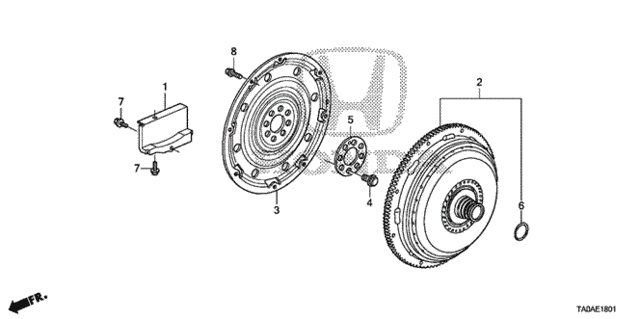Torque Converter (V6) for 2012 Honda Accord #0