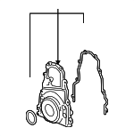 12633908 - Engine: Front Cover for Buick: LaCrosse | Chevrolet: Impala, Monte Carlo | Pontiac: Grand Prix Image