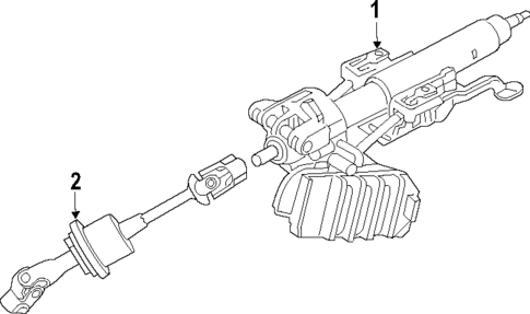 Steering Column for 2006 Pontiac G6 #0