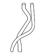 6L3Z3691A - Steering: Reservoir Hose for Ford: F-150, F-150 Heritage Image