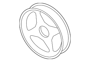 STP361 - Steering: Motorcraft™ Power Steering Pump Pulley for Ford Image