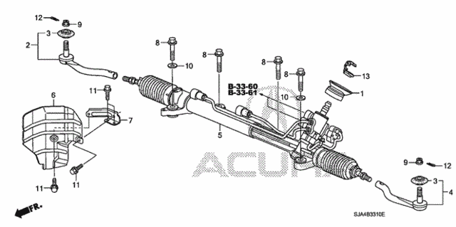 P.S. Gear Box for 2012 Acura RL #0