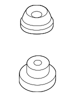 25336C1000 - : Radiator Assembly Lower Insulator for Genesis: G70, G80, G90 | Hyundai: Azera, Santa Fe Sport, Sonata Image