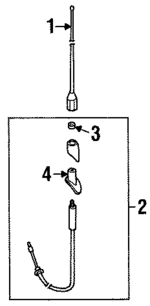8972385621 - : Antenna Assembly for Isuzu Image