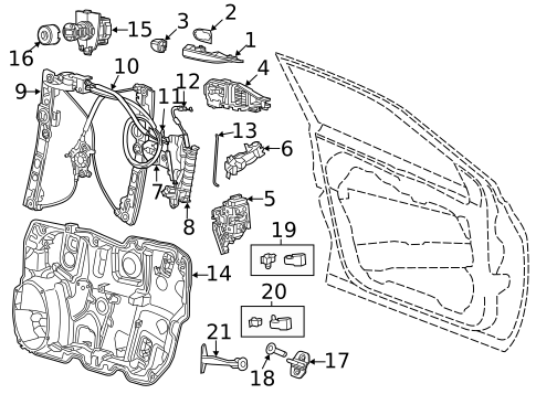 Front Door for 2016 Dodge Dart #1