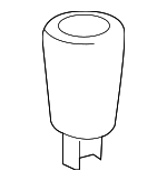 54102T2AL01ZB - : 2013-2015 Honda Accord - Knob Change Lever *NH585L* (Leather) (Mono Gray) for Honda: Accord Image