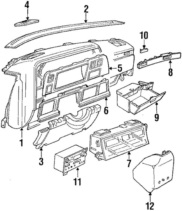 WD32JS8 - Body: Instrument Panel for Mopar Image